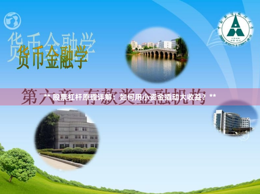 ** 股票杠杆原理详解：如何用小资金撬动大收益？**